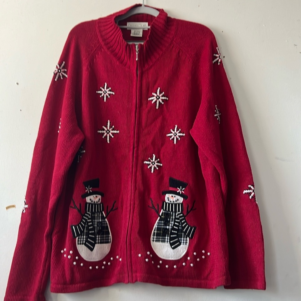 Mandal Bay size XL holiday winter knit sweater